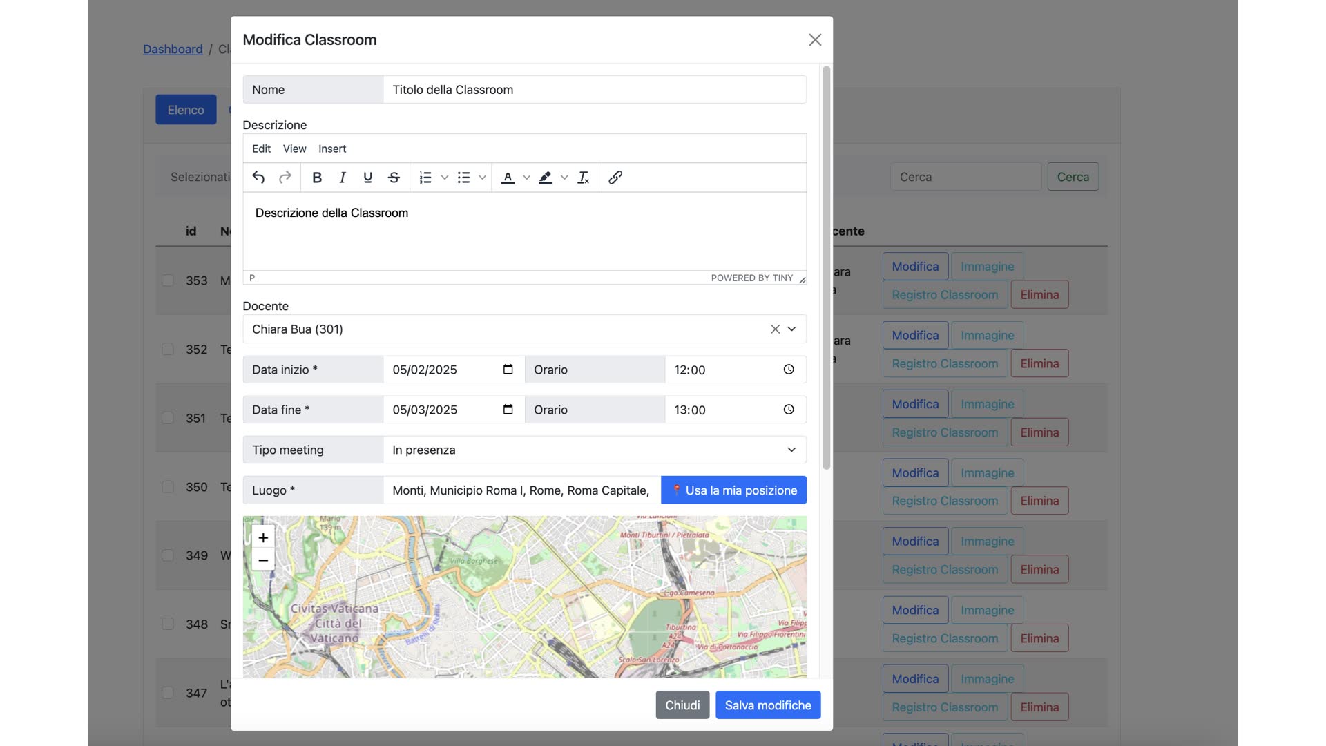 crea-modifica-classroom