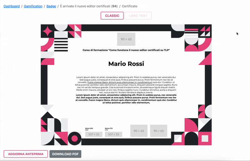 Editor-certificati-demo